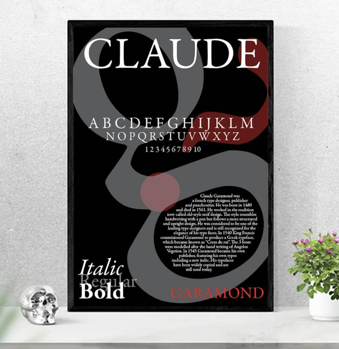 Claude-garamond-poster
