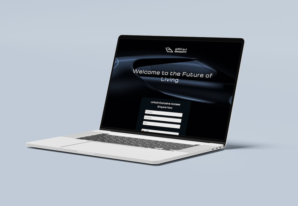 binghatti-landing-page-design