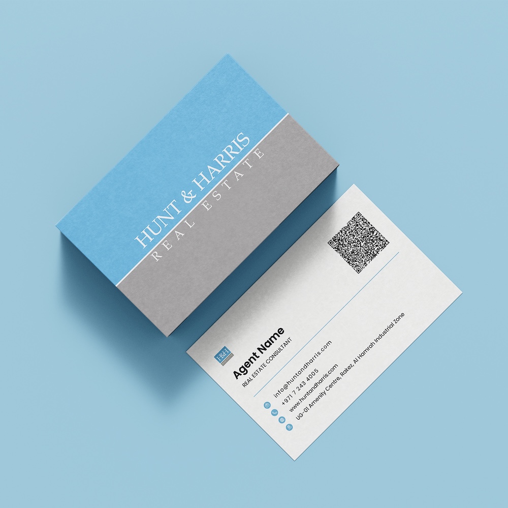H&H Business card mockup