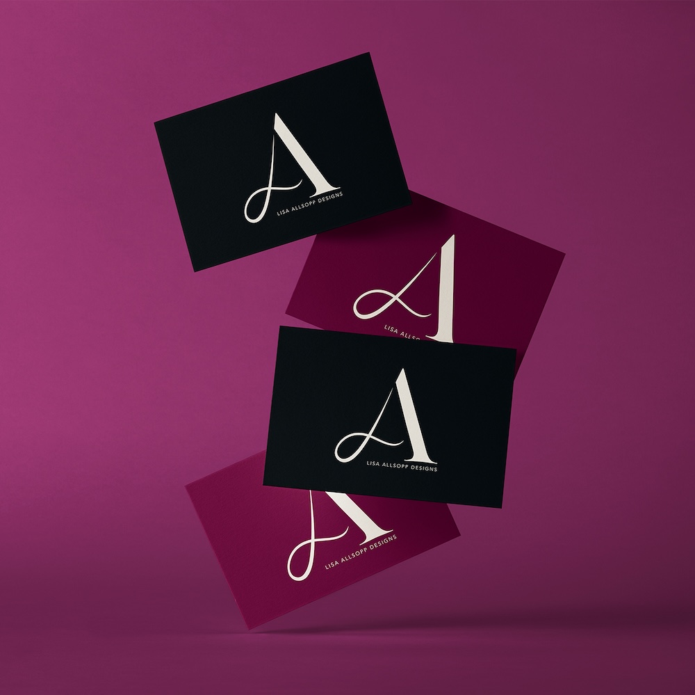 Lisa allsopp designs business cards design